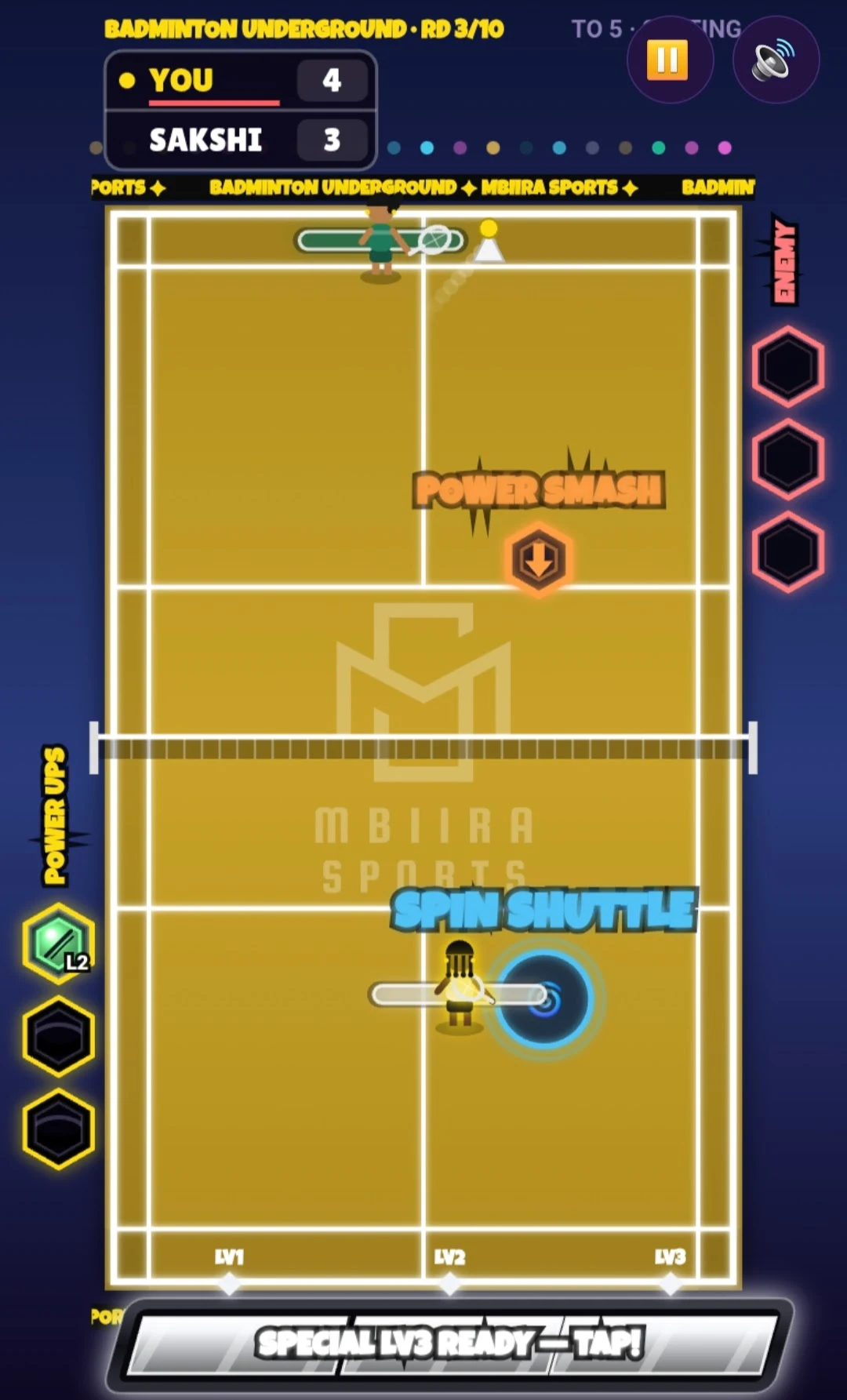 Badminton Underground screenshot