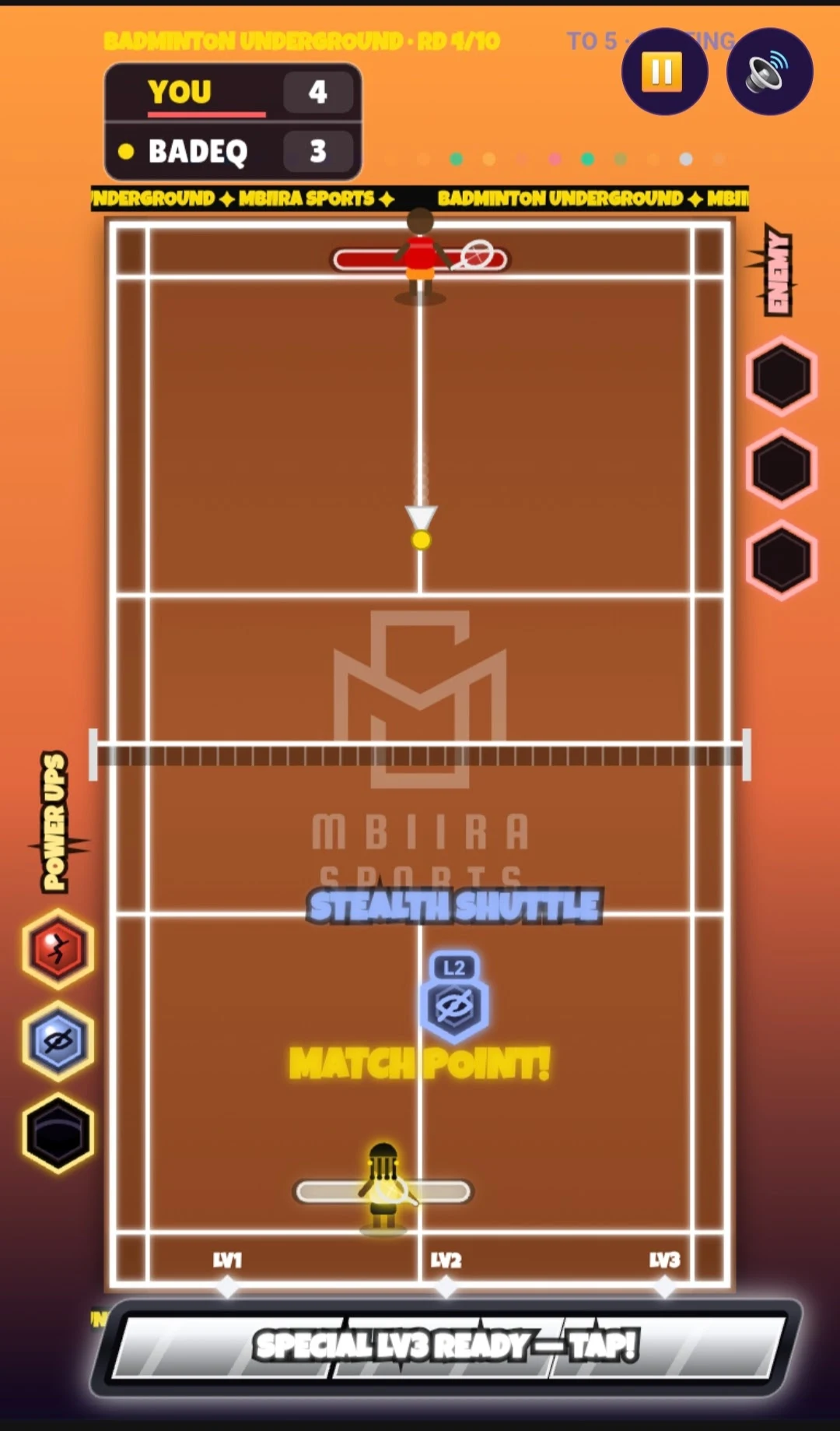 Badminton Underground screenshot